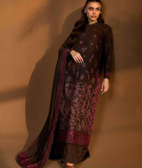 Sobia Nazir Winter Shawl`25 D#7-A