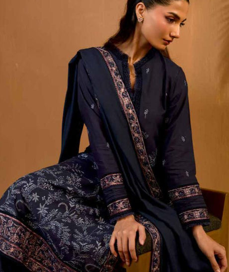 Sobia Nazir Winter Shawl`25 D#7-B