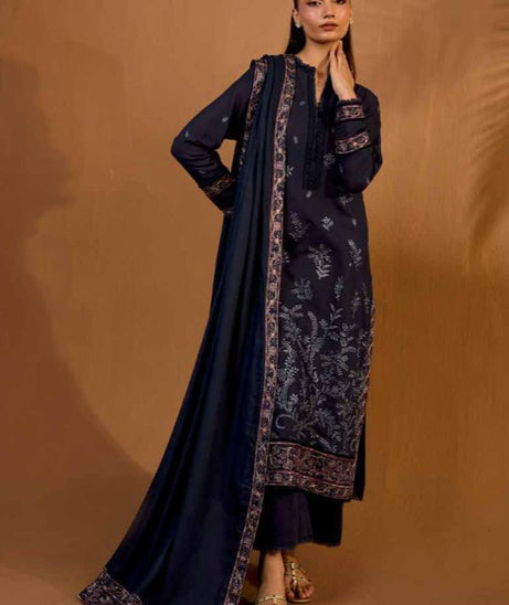 Sobia Nazir Winter Shawl`25 D#7-B