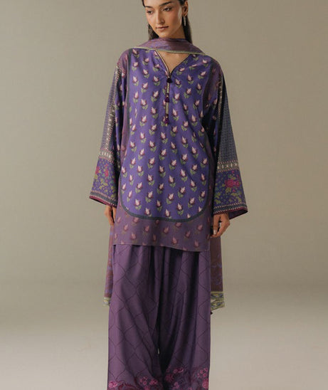 Coco By Zara Shahjahan Prints V-5`25 (D#7A)