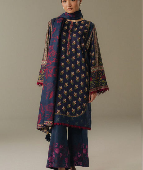 Coco By Zara Shahjahan Prints V-5`25 (D#7B)