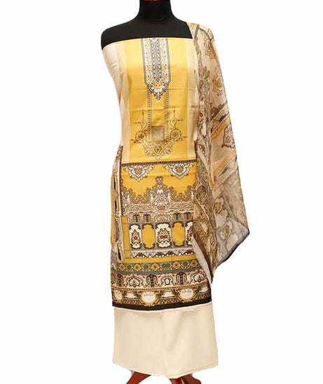 Star Classic Linen C/Dupatta`22 D#1260 L Peach