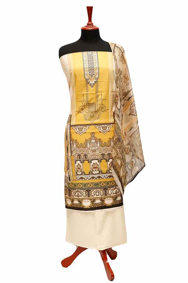 Star Classic Linen C/Dupatta`22 D#1260 L Peach