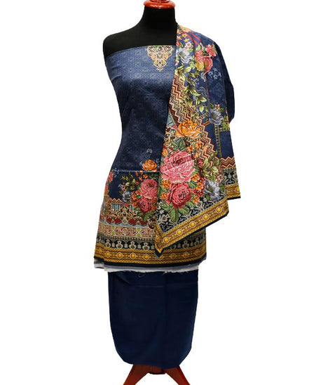 Star D/Classic Khaddar`22 D#15003 Nevy Blue