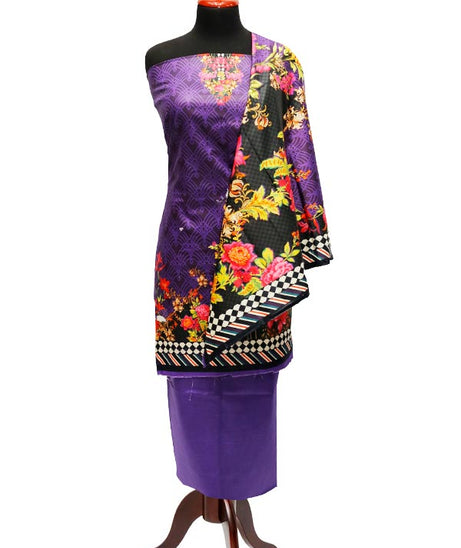 Star D/Classic Khaddar`22 D#15007 Purple