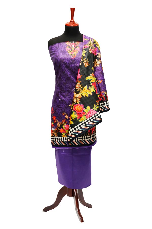 Star D/Classic Khaddar`22 D#15007 Purple