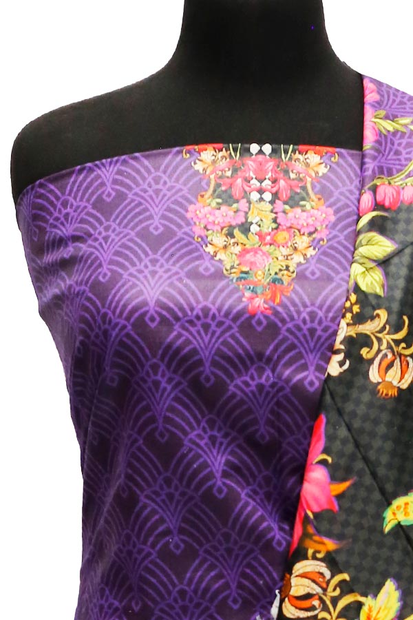Star D/Classic Khaddar`22 D#15007 Purple