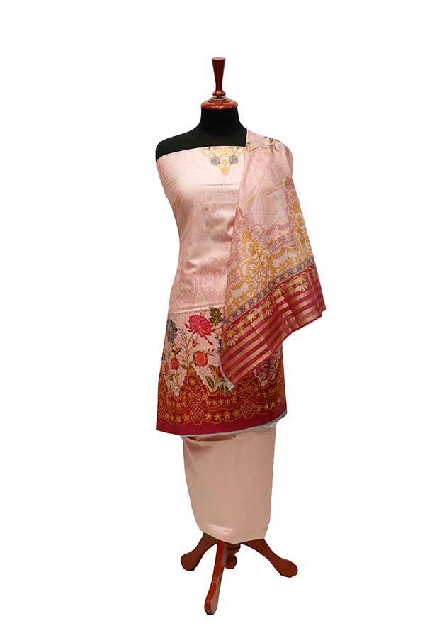 Star DC Linen D/Dupatta`22 D#1110 Pink