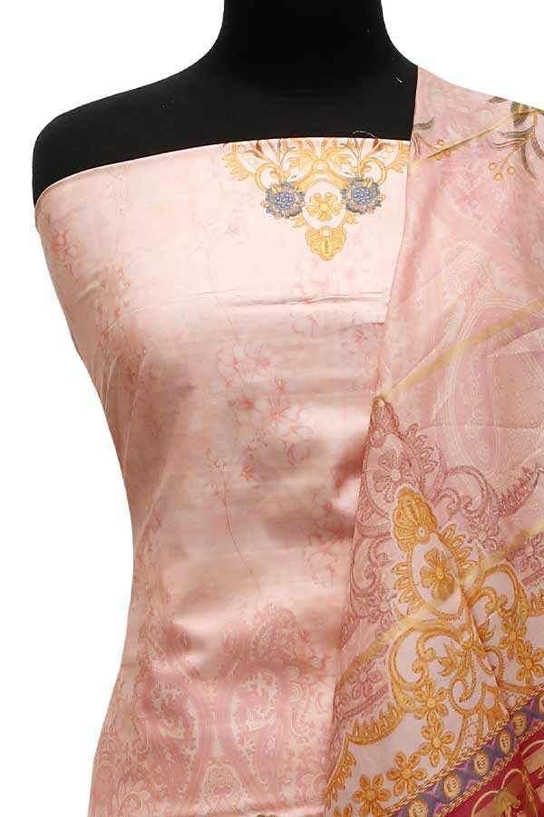 Star DC Linen D/Dupatta`22 D#1110 Pink