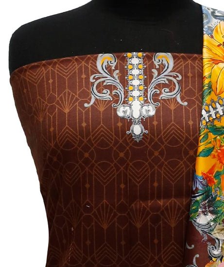 Star Digital Twill Linen`22 D#2809 Ch Brown