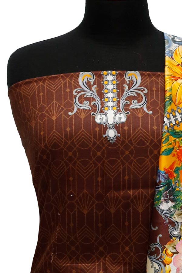 Star Digital Twill Linen`22 D#2809 Ch Brown