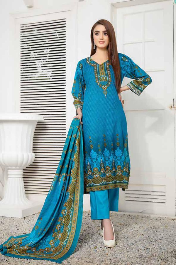 Star Print Lawn`22 D#1091 D Ferozi