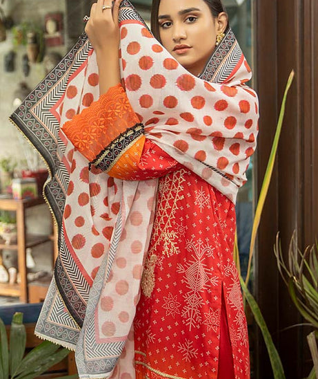 Subhata Masakali Emb Lawn'22 Red