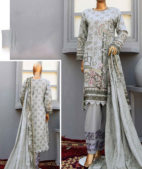 Sublime D/Print Lawn`22 D#21858 Grey