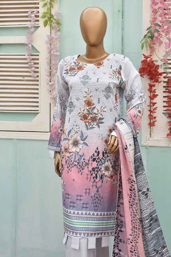 Sublime Slub Emb D/Lawn`22 D#21845 (Grey)