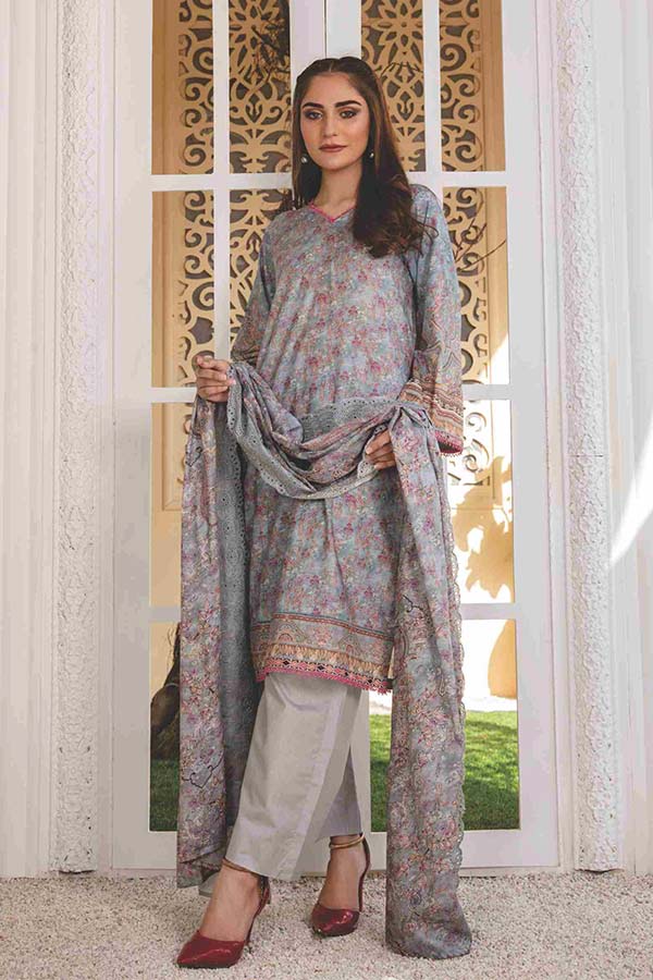 Sufiya D/Luxury Lawn'22 D#1909