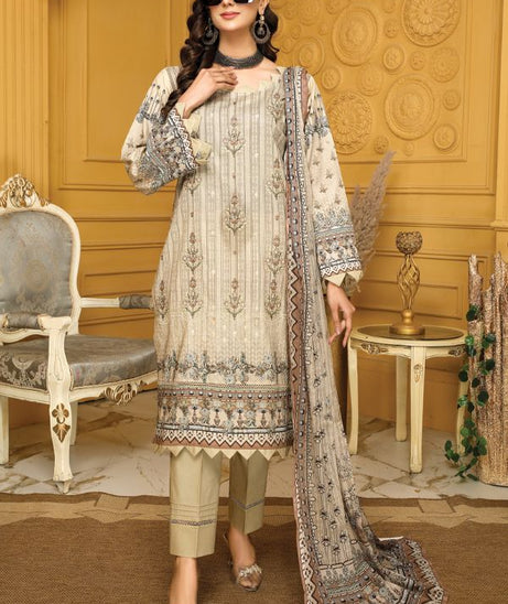 Tabeer DP Emb Lawn`23 Vol-1 D#01