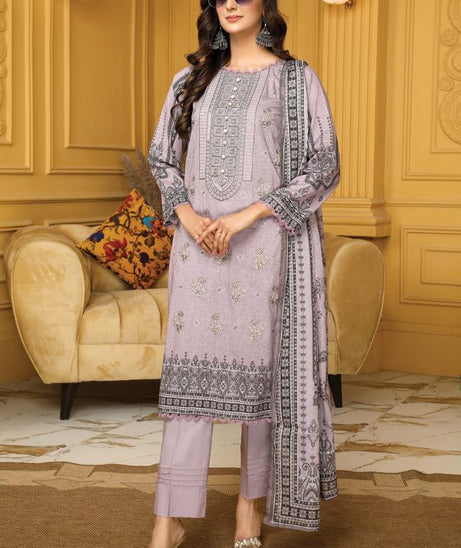Tabeer DP Emb Lawn`23 Vol-1 D#10
