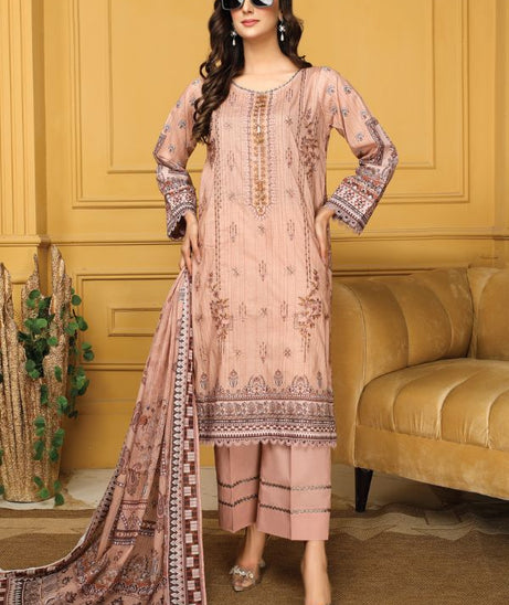 Tabeer DP Emb Lawn`23 Vol-1 D#06