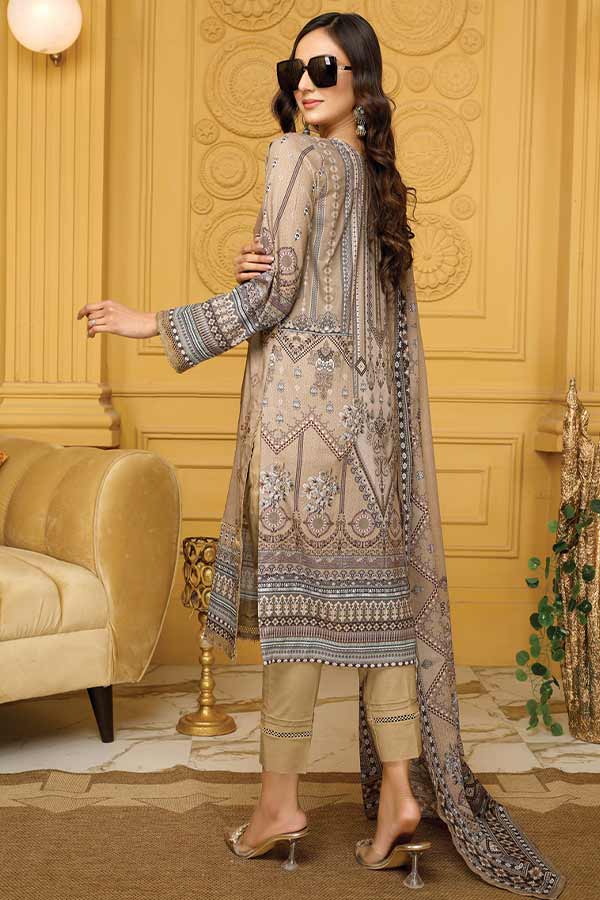 Tabeer DP Emb Lawn`23 Vol-1 D#08