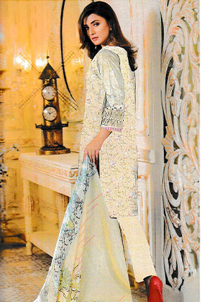 Tahzeeb Karandi Collection'21 Yellow