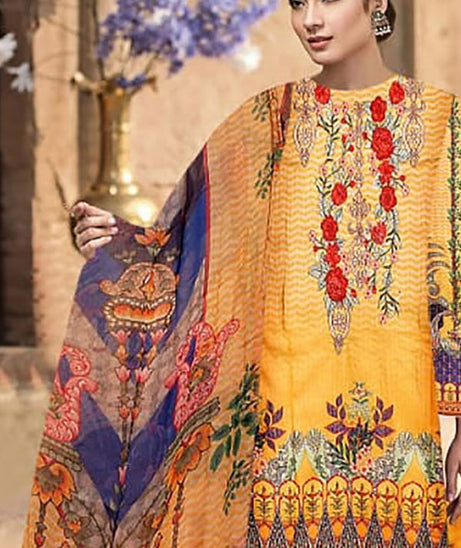 Takwa Digital Linen M/Bamber`20 (L-Orange)