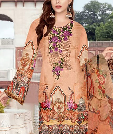 Takwa Digital Linen M/Bamber`20 (Peach)