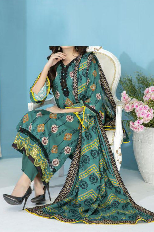 Tashifa Print Linen'24 D#12