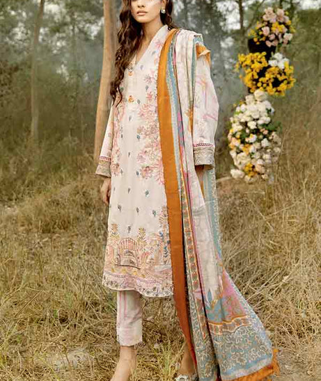 Tehzeeb E/Leather Peach`21 VOL-1 LP#06