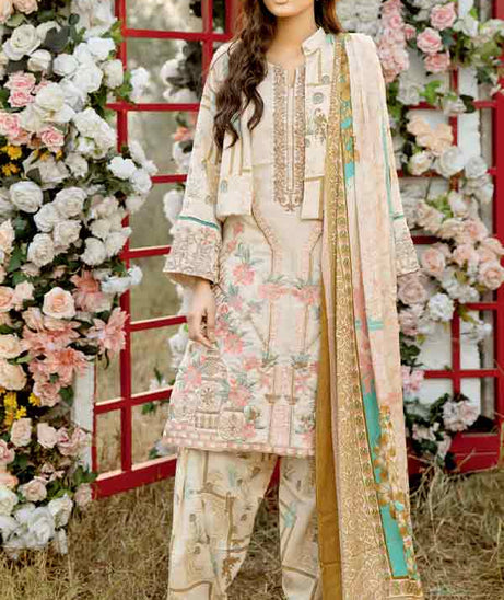 Tehzeeb E/Leather Peach`21 VOL-1 LP#12