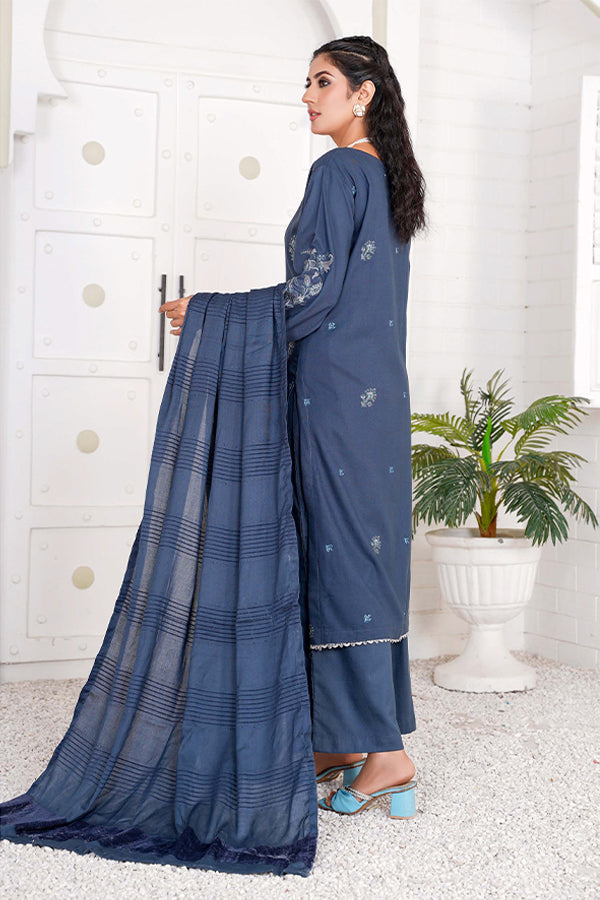 Tehzeeb Emb Jacquard`24 (Vol-2) D#1 (Grey)