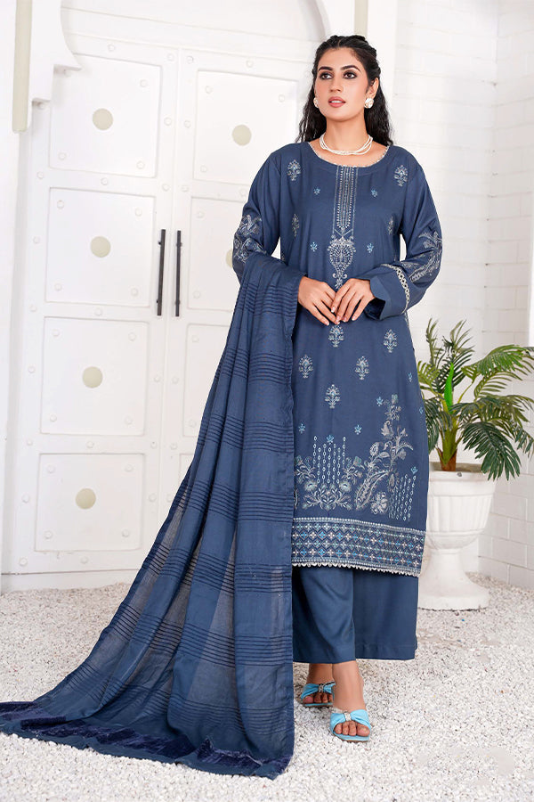 Tehzeeb Emb Jacquard`24 (Vol-2) D#1 (Grey)