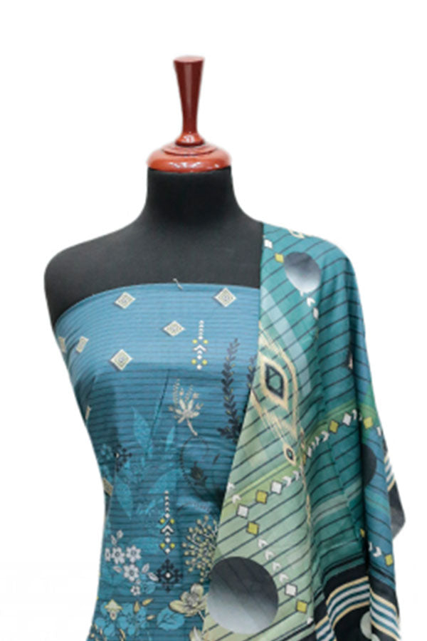 Tehzeeb Print Lawn`25 D#2 (B Grey)