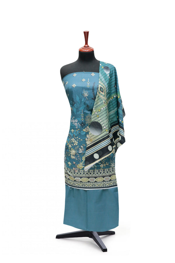 Tehzeeb Print Lawn`25 D#2 (B Grey)