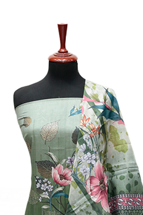 Tehzeeb Print Lawn`25 D#4 (B Green)