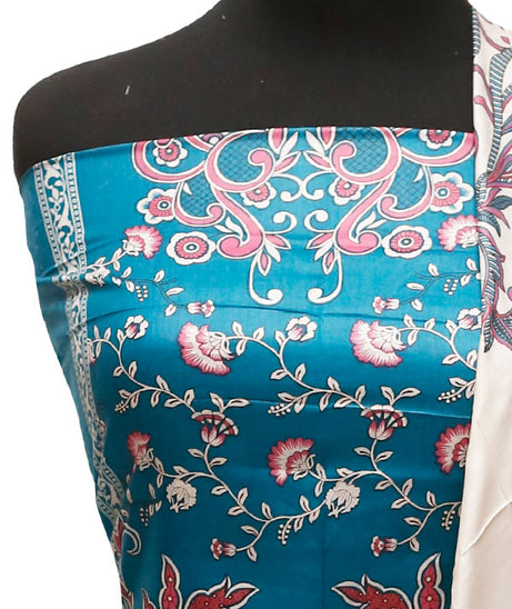 Three Star Print Lawn`22 D#942 D Green