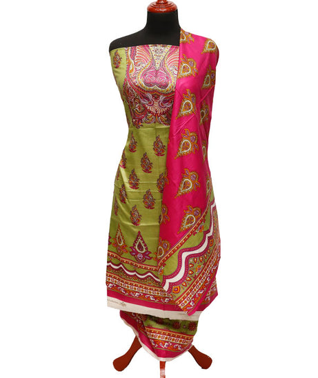 Three Star Print Lawn`22 D#945 Pink