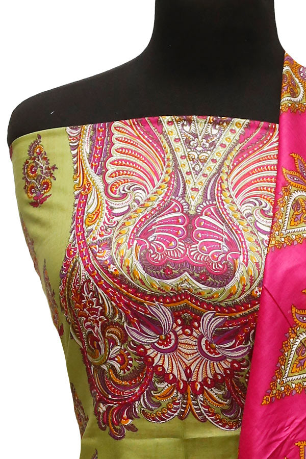 Three Star Print Lawn`22 D#945 Pink