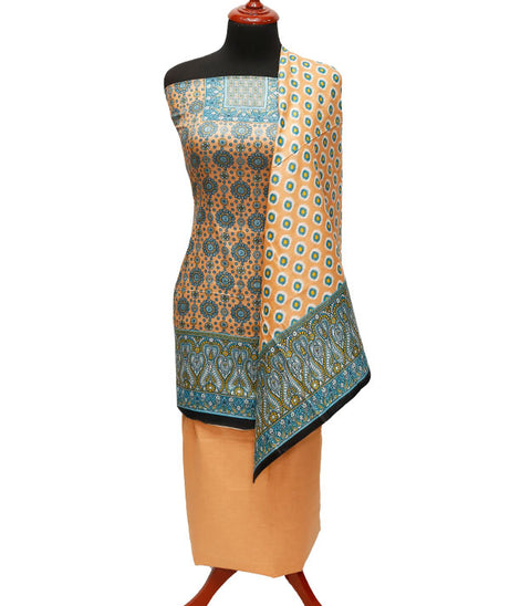 Three Star Print Lawn`22 D#946 Peach