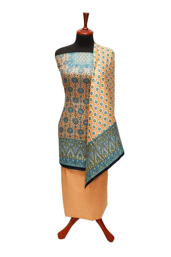 Three Star Print Lawn`22 D#946 Peach