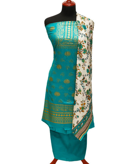 Three Star Print Lawn`22 D#947 Green