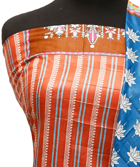 Three Star Print Lawn`22 D#949 Red