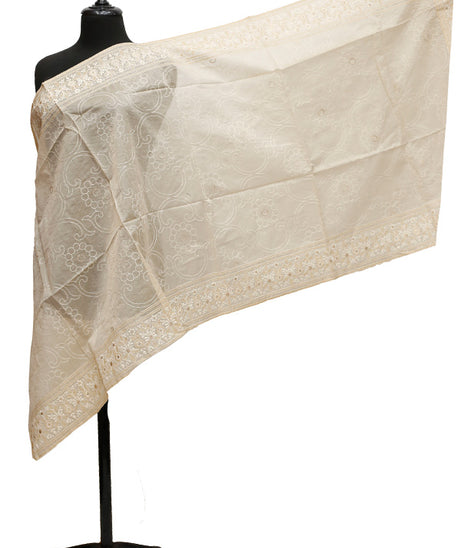 Tissue Emb Dupatta D#1-A