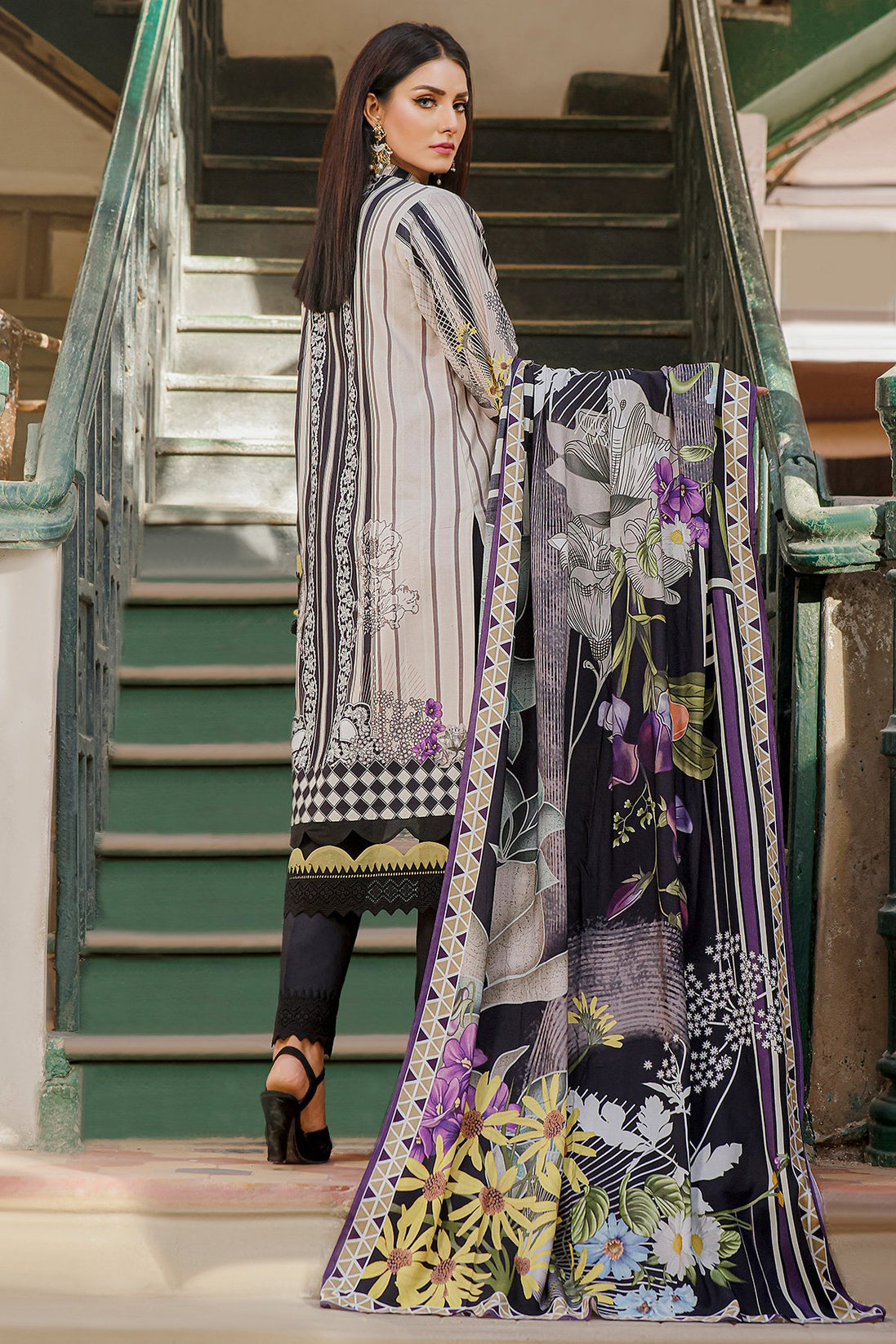 Urbane Print Linen`21 D#19870
