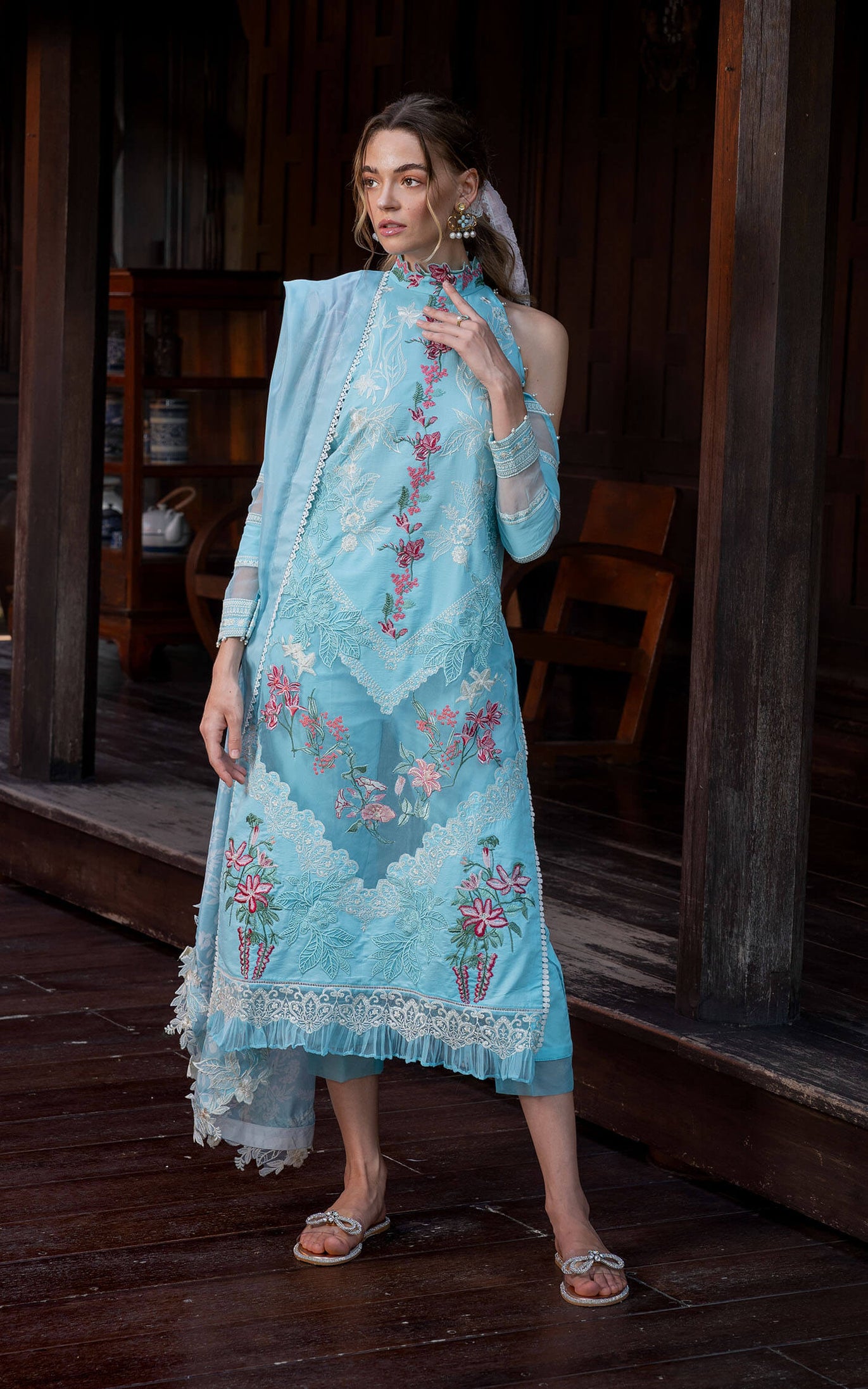 Asifa & Nabeel Luxury Lawn'24 D#01