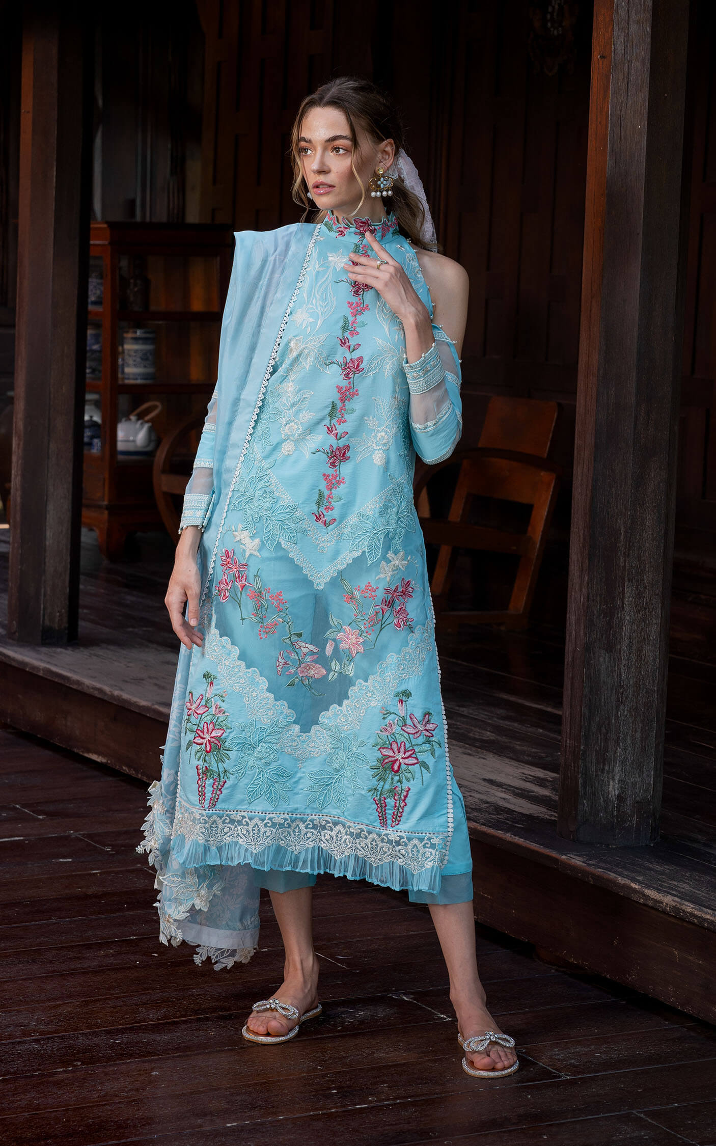Asifa & Nabeel Luxury Lawn'24 D#01