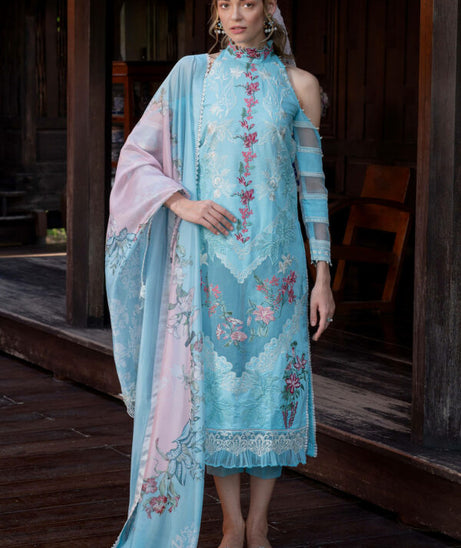 Asifa & Nabeel Luxury Lawn'24 D#01