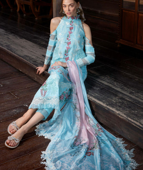 Asifa & Nabeel Luxury Lawn'24 D#01