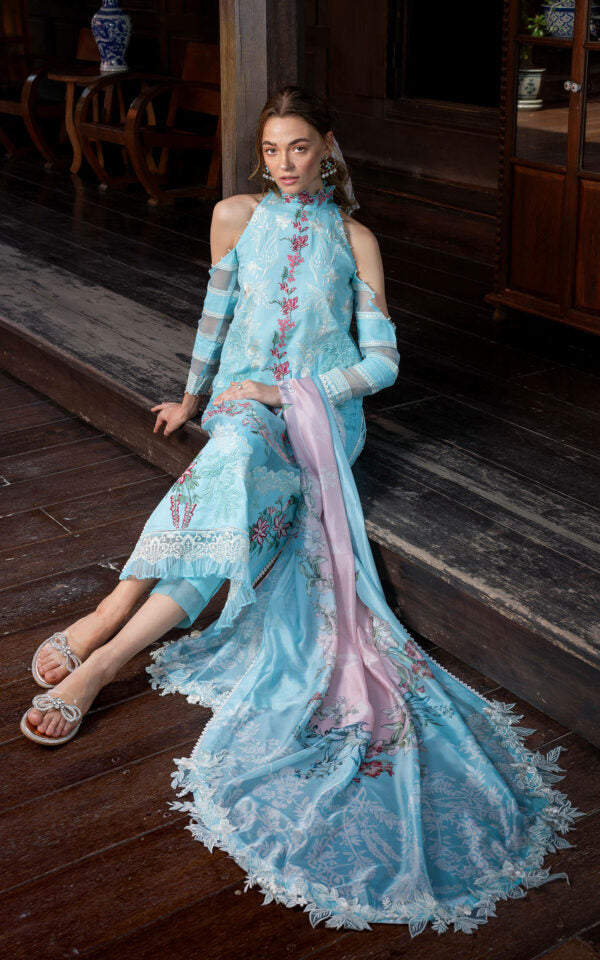 Asifa & Nabeel Luxury Lawn'24 D#01