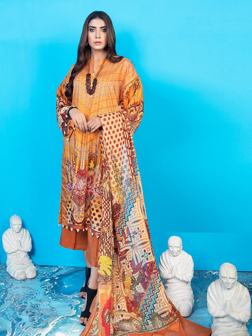 Aalaya Vintage Bloom Linen'21 Vol-1 D#6